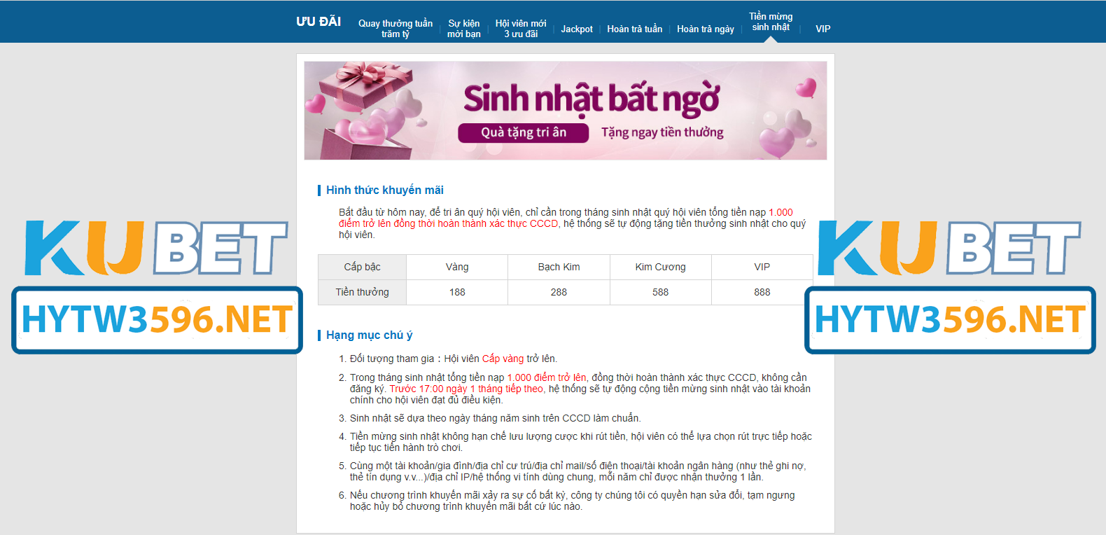 Một số chương trình chỉ áp dụng theo thời gian giới hạn
