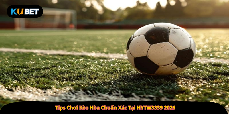 Tips Chơi Kèo Hòa Chuẩn Xác Tại HYTW3339 2026